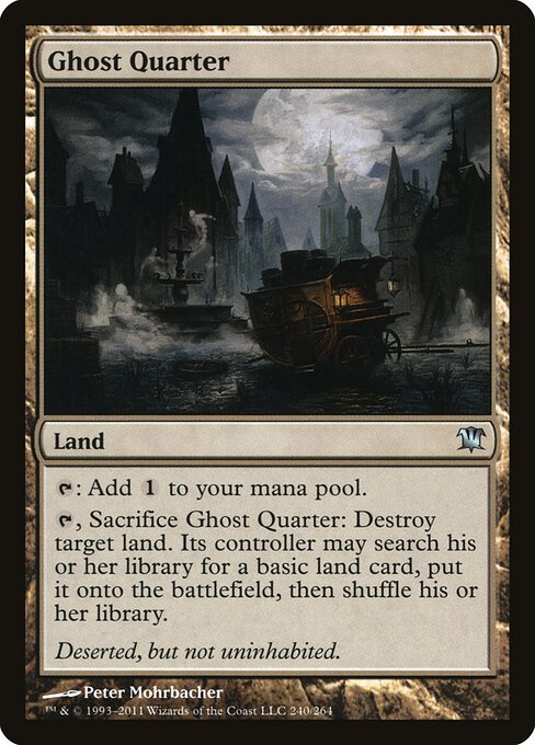 Ghost Quarter Innistrad Magic: The Gathering card image