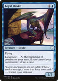 Loyal Drake - Commander 2018 #10 Magic: The Gathering card image