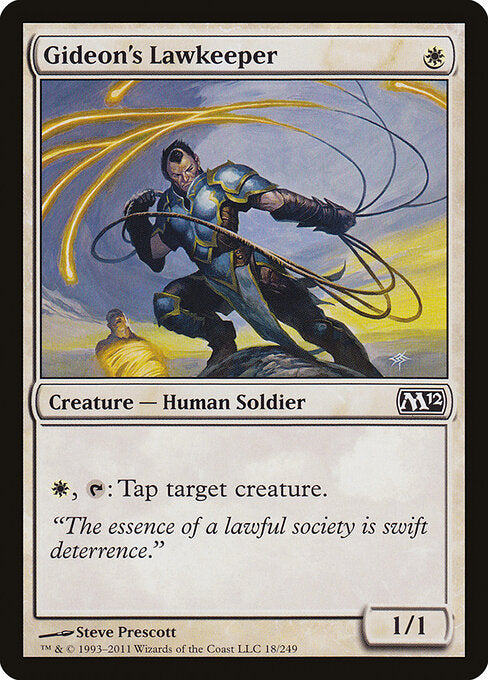 Gideon's Lawkeeper Magic 2012 Magic: The Gathering card image
