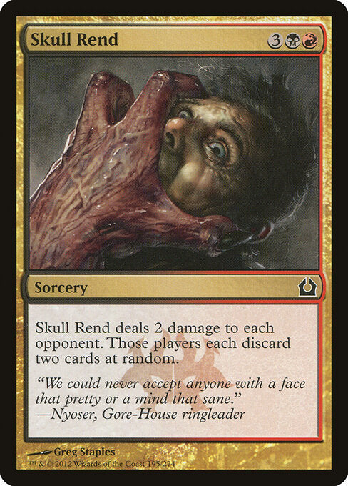 Skull Rend Return to Ravnica Magic: The Gathering card image