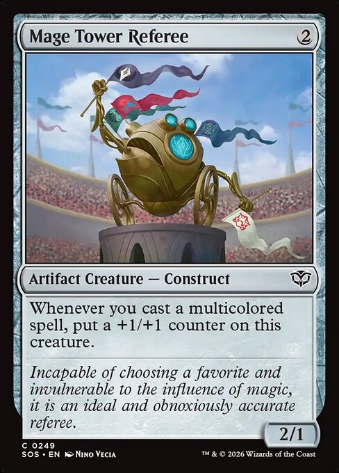 Mage Tower Referee - Secrets of Strixhaven #249 Magic: The Gathering card image