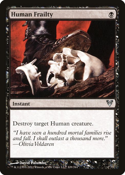 Human Frailty - Avacyn Restored #109