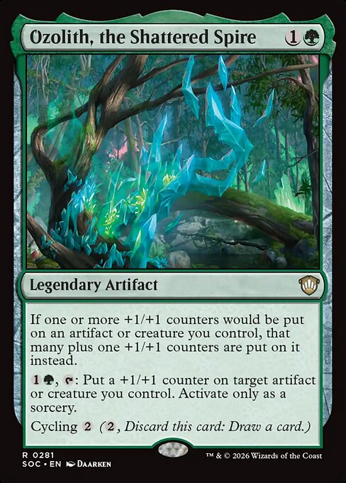 Ozolith, the Shattered Spire - Secrets of Strixhaven Commander #281