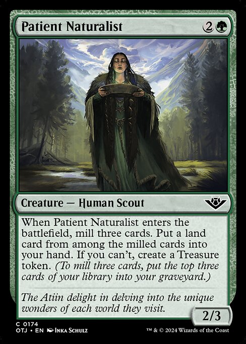 Patient Naturalist Outlaws of Thunder Junction Magic: The Gathering card image
