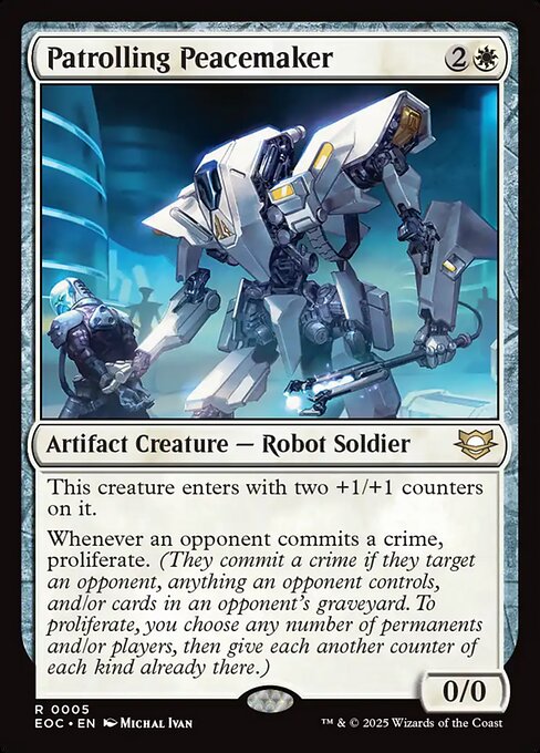 Patrolling Peacemaker - Edge of Eternities Commander #5
