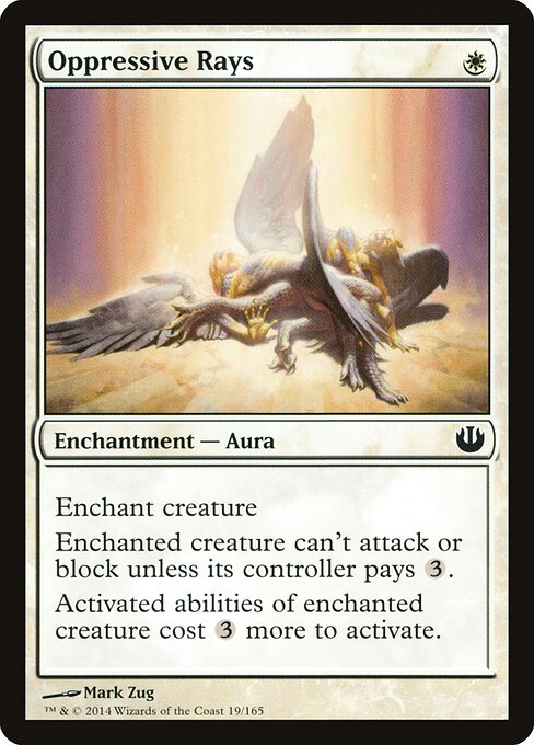Oppressive Rays Journey into Nyx Magic: The Gathering card image