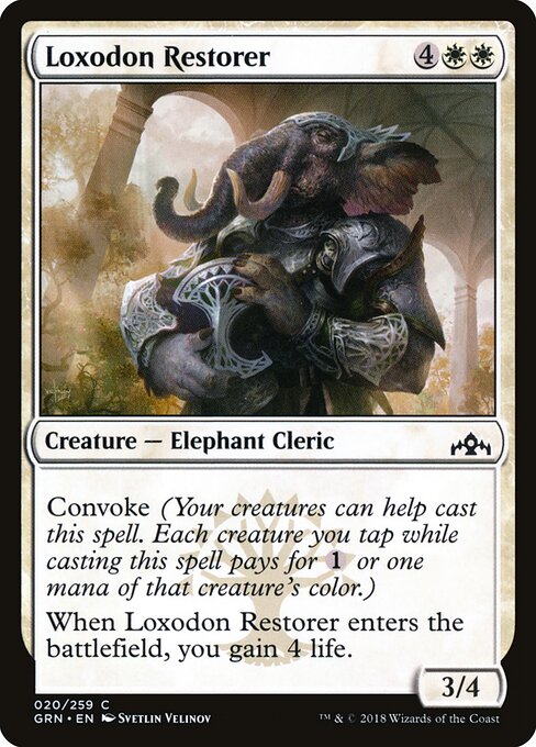 Loxodon Restorer Guilds of Ravnica Magic: The Gathering card image