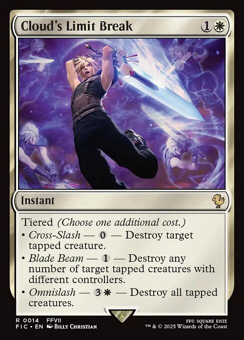 Cloud's Limit Break Final Fantasy Commander Magic: The Gathering card image