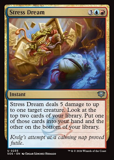 Stress Dream - Secrets of Strixhaven #235 Magic: The Gathering card image