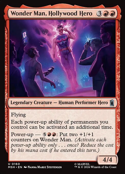 Wonder Man, Hollywood Hero Marvel Super Heroes Magic: The Gathering card image