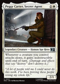 Peggy Carter, Secret Agent Marvel Super Heroes Commander Magic: The Gathering card image