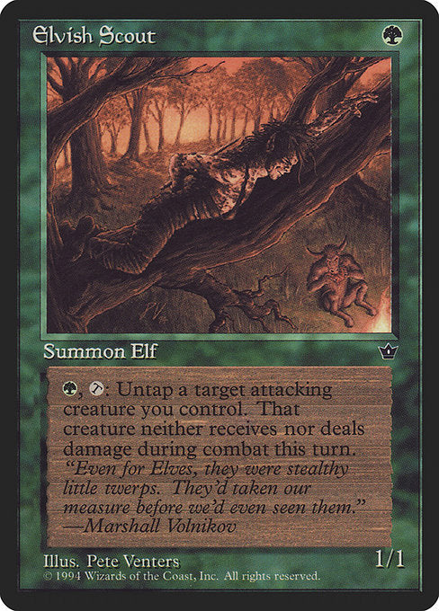 Elvish Scout - Fallen Empires #68b