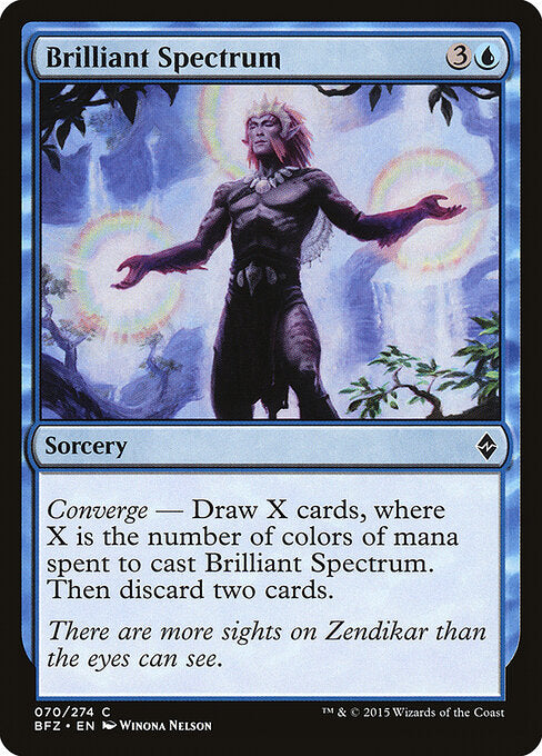 Brilliant Spectrum Battle for Zendikar Magic: The Gathering card image