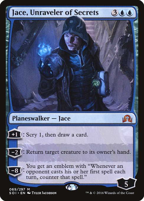 Jace, Unraveler of Secrets - Shadows over Innistrad #69