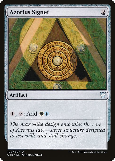 Azorius Signet - Commander 2018 #196