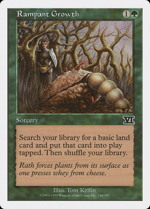 Rampant Growth Classic Sixth Edition Magic: The Gathering card image
