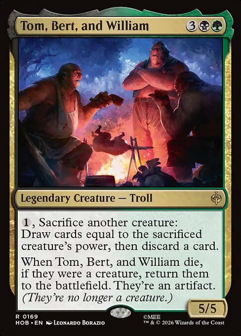 Tom, Bert, and William - The Hobbit #169 - Near Mint - Non-Foil