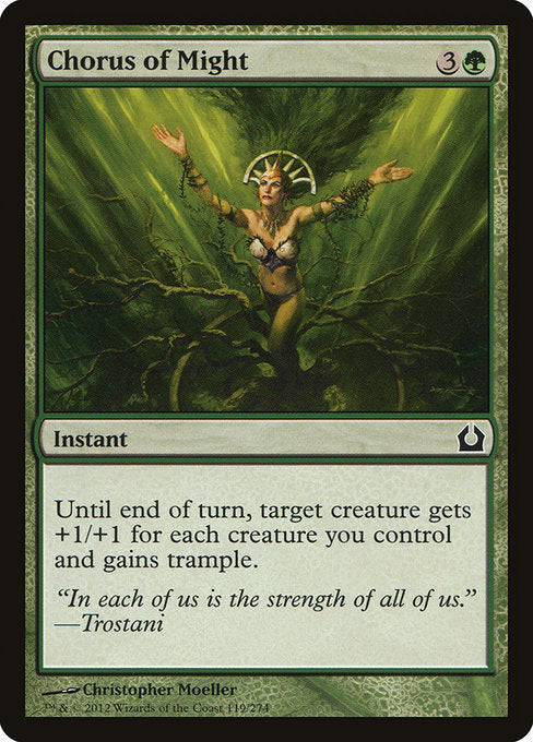 Chorus of Might - Return to Ravnica #119