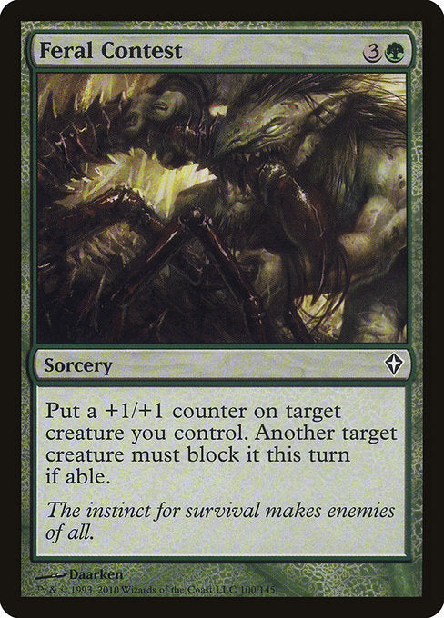 Feral Contest - Worldwake #100