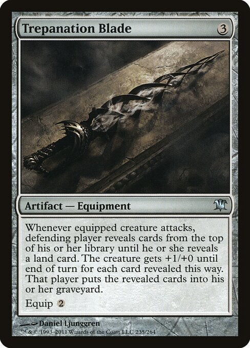 Trepanation Blade Innistrad Magic: The Gathering card image