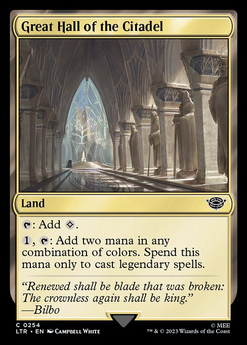 Great Hall of the Citadel - The Lord of the Rings: Tales of Middle-earth #254