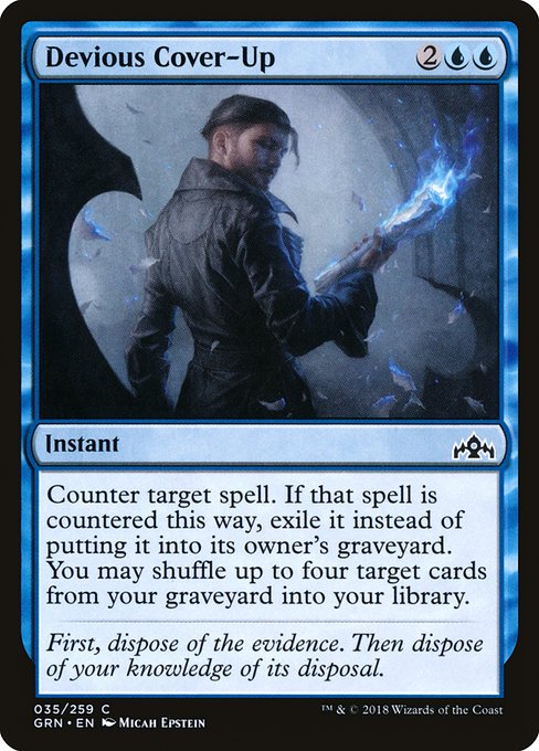Devious Cover-Up - Guilds of Ravnica #35