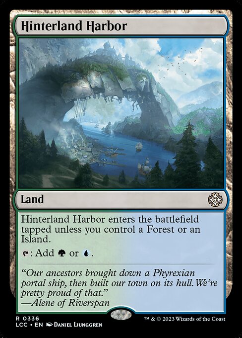 Hinterland Harbor - Lost Caverns of Ixalan Commander #336