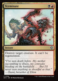 Terminate - Lorwyn Eclipsed Commander #134