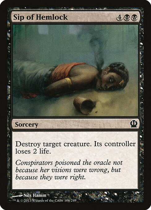 Sip of Hemlock Theros Magic: The Gathering card image