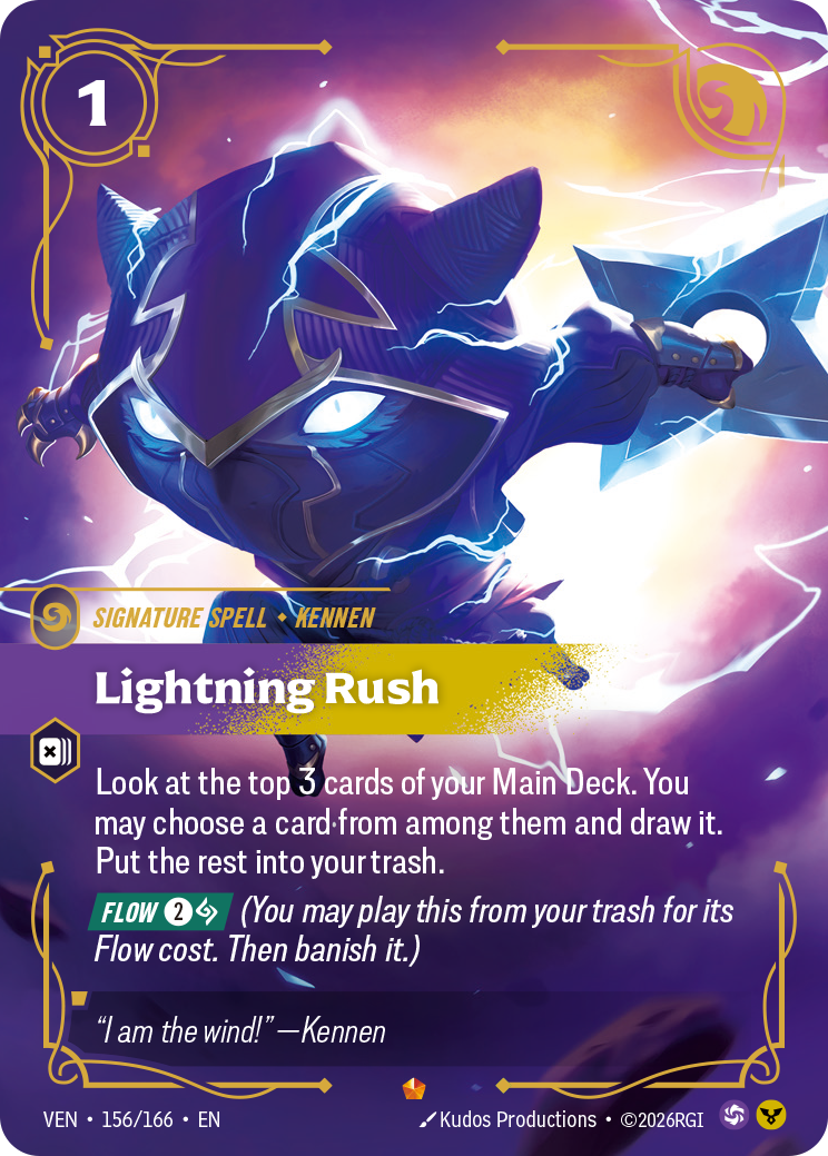 Lightning Rush Riftbound card