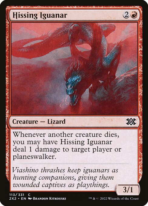 Hissing Iguanar - Double Masters 2022 #113