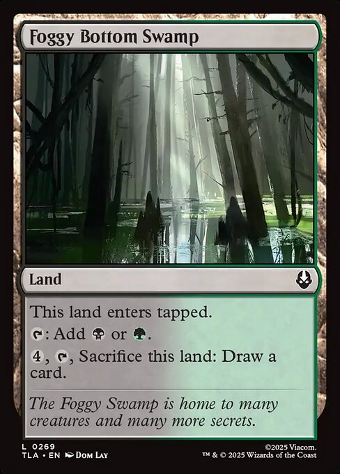 Foggy Bottom Swamp - Avatar: The Last Airbender #269 Magic: The Gathering card image