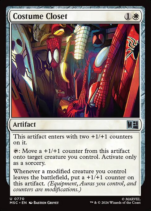 Costume Closet - Marvel Super Heroes Commander #770 (Foil)