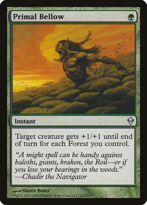 Primal Bellow - Zendikar #176
