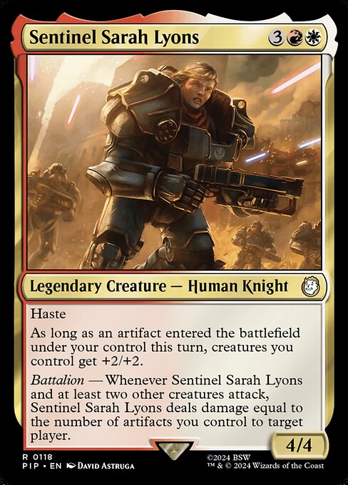 Sentinel Sarah Lyons - Fallout #118