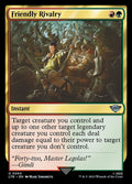 Friendly Rivalry - The Lord of the Rings: Tales of Middle-earth #204 Magic: The Gathering card image