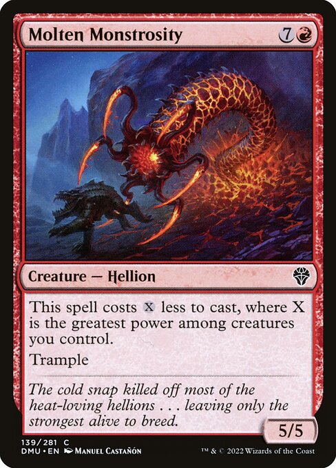 Molten Monstrosity - Dominaria United #139 Magic: The Gathering card image
