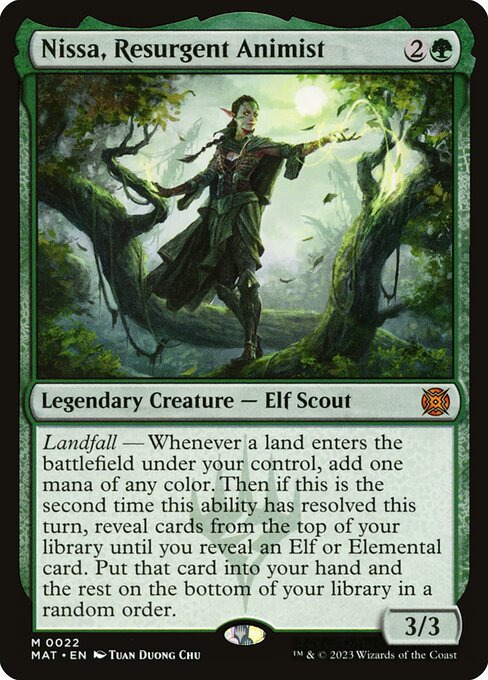 Nissa, Resurgent Animist - March of the Machine: The Aftermath #22