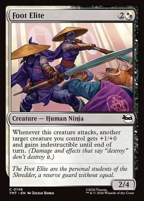 Foot Elite Teenage Mutant Ninja Turtles Magic: The Gathering card image