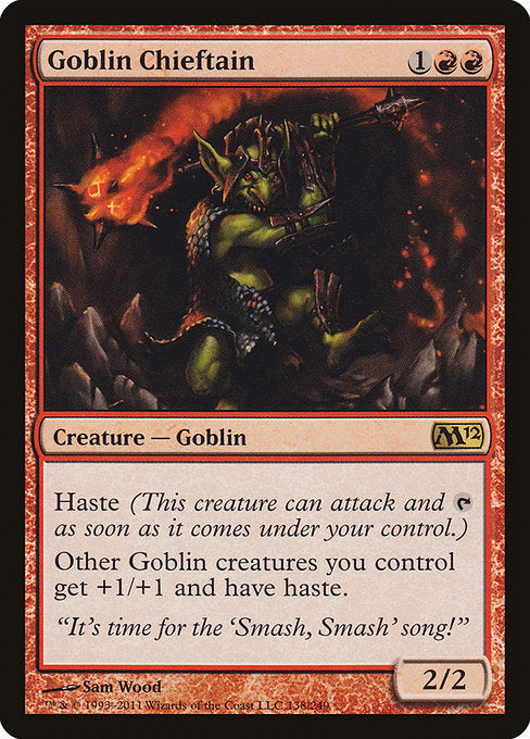 Goblin Chieftain - Magic 2012 #138
