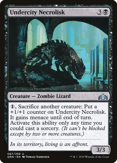 Undercity Necrolisk - Guilds of Ravnica #87