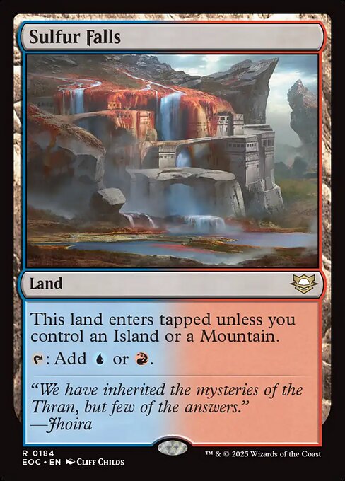 Sulfur Falls - Edge of Eternities Commander #184