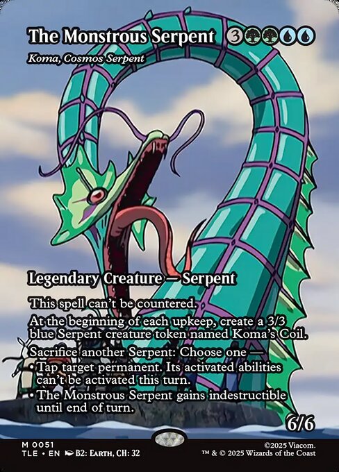 Koma, Cosmos Serpent - Avatar: The Last Airbender Eternal #51