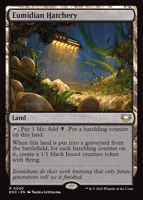 Eumidian Hatchery - Edge of Eternities Commander #20 Magic: The Gathering card image