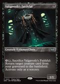 Valgavoth's Faithful - Duskmourn: House of Horror #412