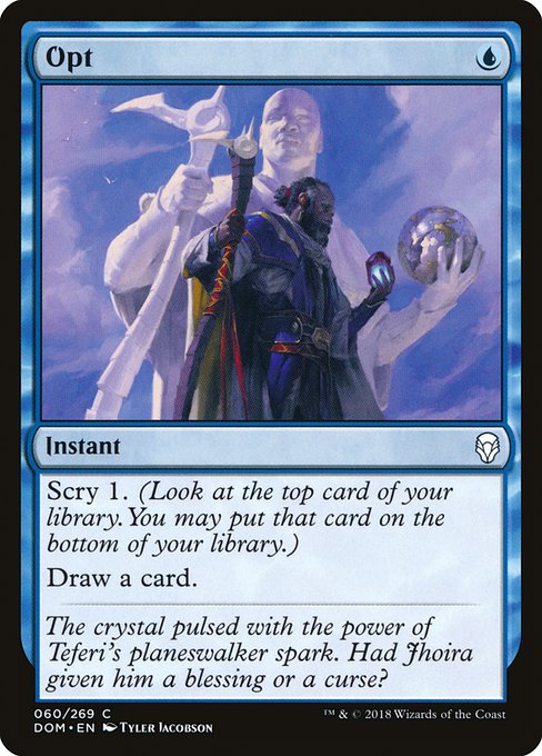 Opt - Dominaria #60 Magic: The Gathering card image