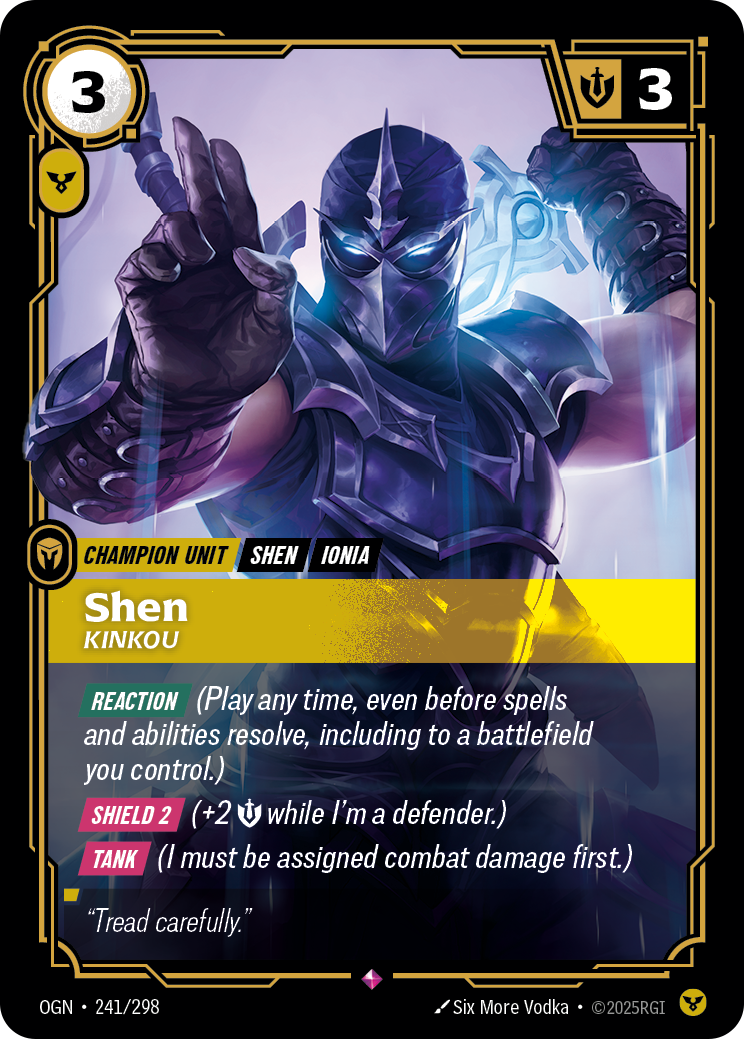 Shen, Kinkou Riftbound card image