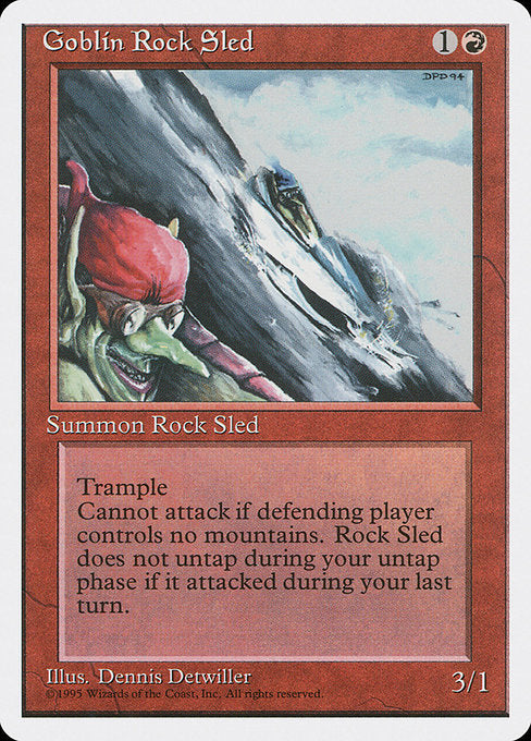 Goblin Rock Sled - Fourth Edition #199