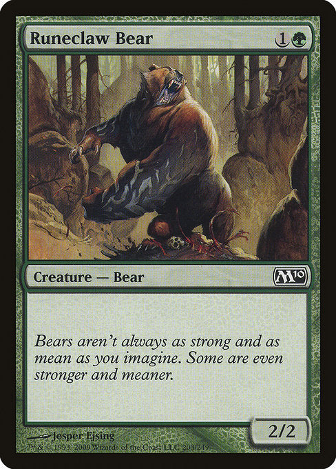 Runeclaw Bear - Magic 2010 #203
