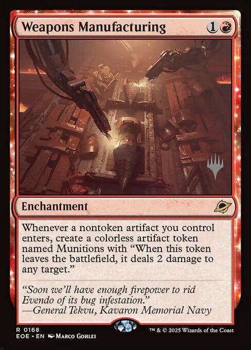 Weapons Manufacturing - Edge of Eternities Promos #168p